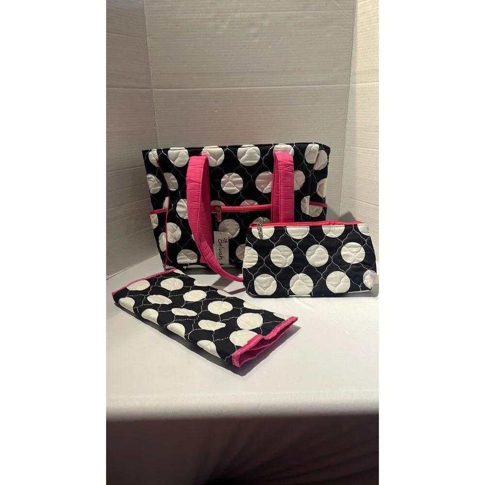 Belvah 3 piece Diaper Bag  New with tag